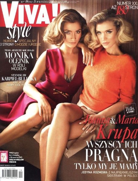 Joanna Krupa Marta Krupa VIVA Magazine Cover Poland 15 September 2011 