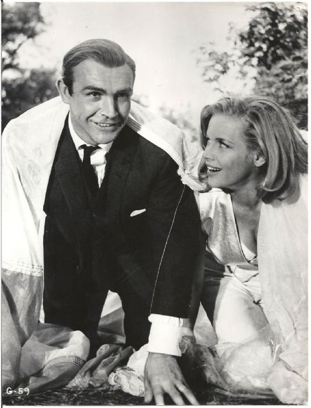 Honor Blackman and Sean Connery