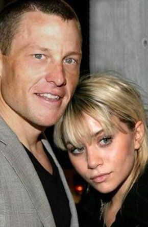 Ashley Olsen and Lance Armstrong