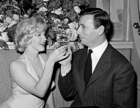 Marilyn Monroe and Yves Montand 