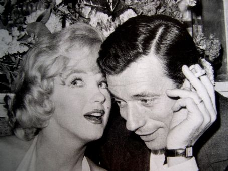 Marilyn Monroe and Yves Montand 