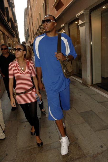 Shawn Marion and Erika Jones