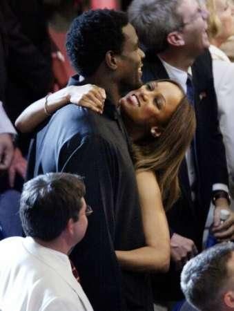 Chris Webber and Tyra Banks