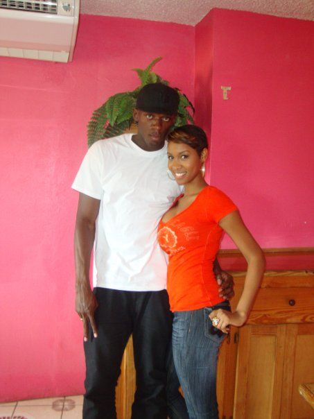 Usain Bolt and Taneish Simpson