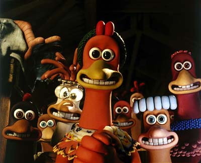 Chicken Run - Ginger (Julia Sawalha, center) and her fellow chickens ...