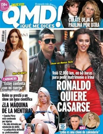 Cristiano Ronaldomagazine on Cristiano Ronaldo  Irina Shayk  Sara Carbonero  Irina Shayk And