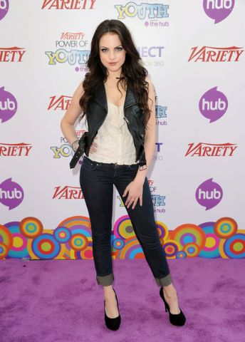 Elizabeth gillies arrives at varietys th annual power of youth event at