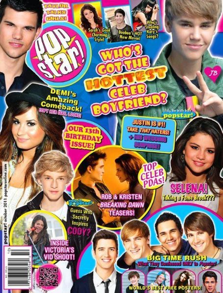 Popstar Magazine Justin Bieber And Selena Gomez