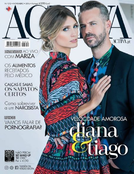 Tiago Monteiro and Diana Pereira
