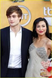 Naya Rivera and Douglas Booth