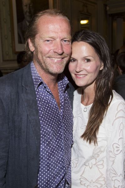 Iain Glen and Charlotte Emerson