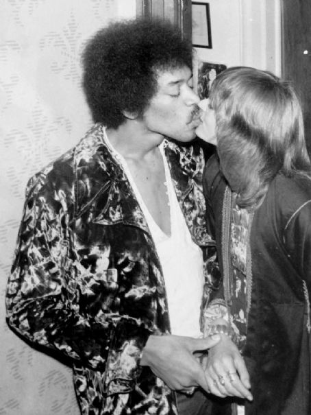 Jimi Hendrix and Kirsten Nefer