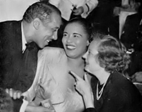 Billie Holiday and Tallulah Bankhead