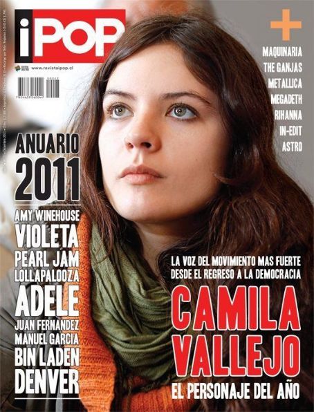 Camila Vallejo - Ipop Magazine Cover [Chile] (December 2011)