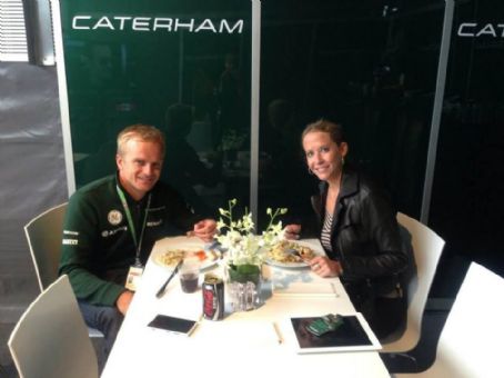 Heikki Kovalainen and Catherine Hyde