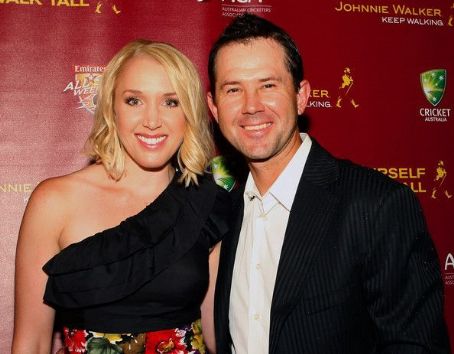 Ricky Ponting and Rianna Ponting