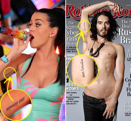 Miley Cyrus Katy Perry and Megan Fox get new tattoos to show their love