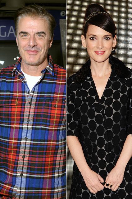 Winona Ryder and Chris Noth
