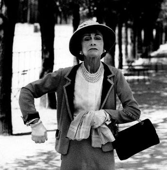  30s fashion featuring legendary fashion designer Coco Chanel