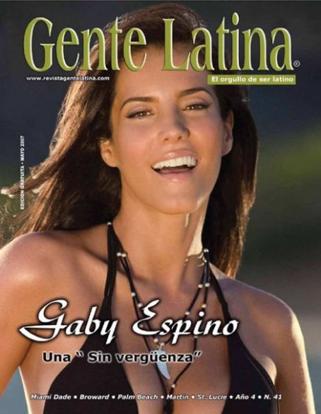 Related Links Gaby Espino Gente Magazine Mexico May 2007