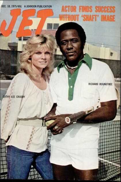 Richard Roundtree, Cathy Lee Crosby - Jet Magazine Cover [United States] (18 December 1975)
