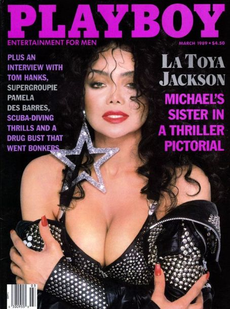 La Toya Jackson LaToya Jackson Playboy March 1989