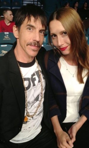 Anthony Kiedis and Michelli Provensi