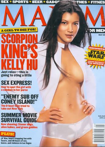 Kelly Hu Maxim Magazine United States May 2002 