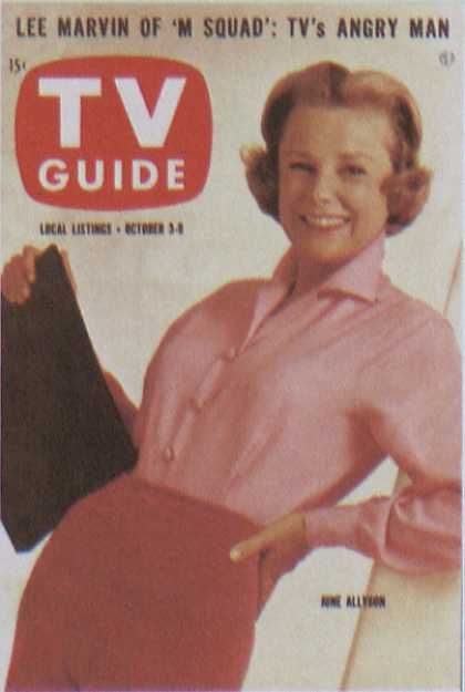June Allyson TV Guide 03 October 1959