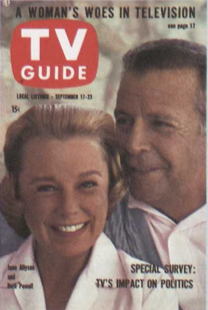 June Allyson TV Guide 17 September 1960