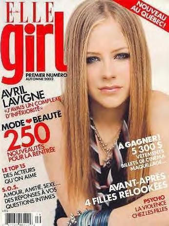 Avril Lavigne Elle Girl October 2002
