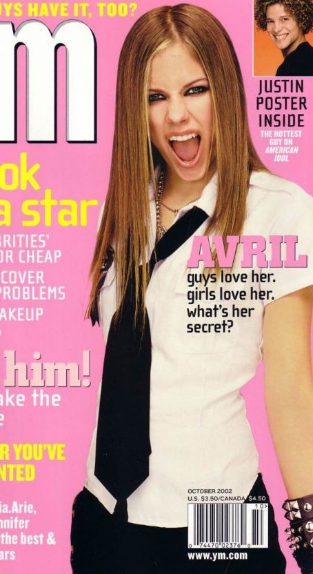 Avril Lavigne YM Magazine United States October 2002 