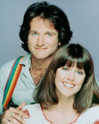 Robin Williams and Pam Dawber