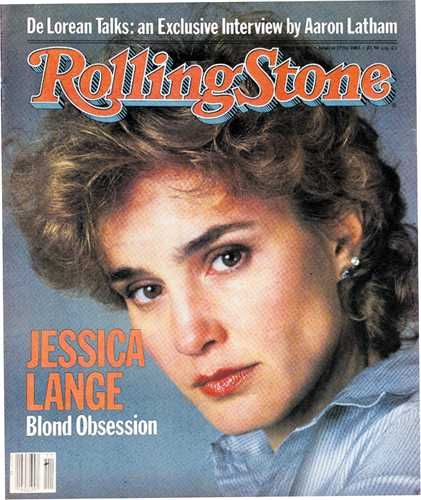 Jessica Lange Rolling Stone Magazine United States 17 March 1983 