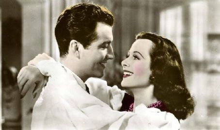 Hedy Lamarr and Robert Taylor