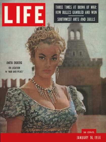 Related Links Anita Ekberg Life Magazine United States 2 January 1956 