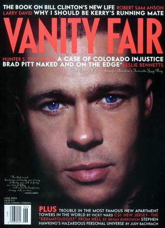 Brad Pitt, Vanity Fair June