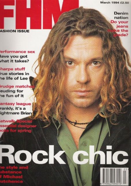 Related Links Michael Hutchence FHM Magazine United Kingdom March 1994 