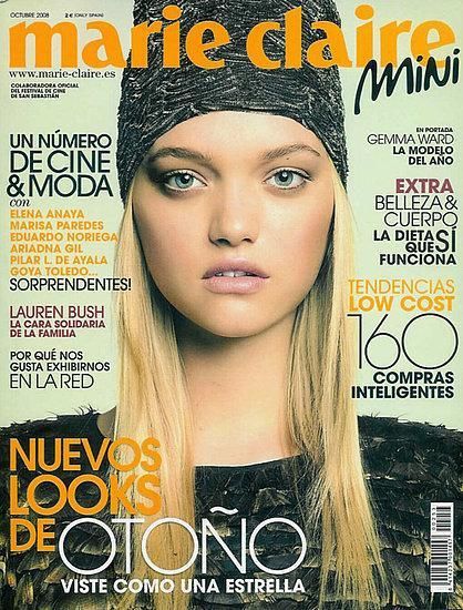 Related Links Gemma Ward Marie Claire Magazine Spain October 2008 