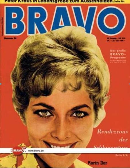 On the cover of this magazine Karin Dor