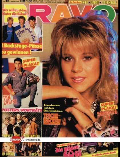 Related Links Samantha Fox Bravo Magazine Germany 9 October 1986 