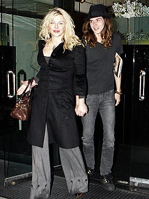Jamie Burke and Courtney Love