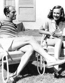 Paulette Goddard and George Gershwin