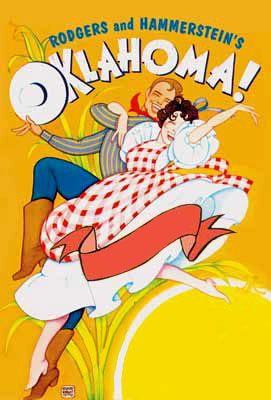 Oklahoma Broadway Poster