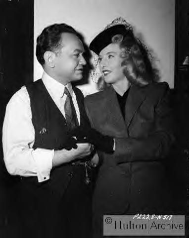 Barbara Stanwyck and Edward Robinson