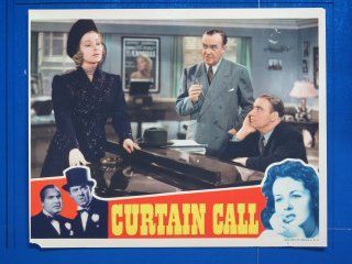 Curtain Call 1940 Cast And Crew Trivia Quotes Photos News