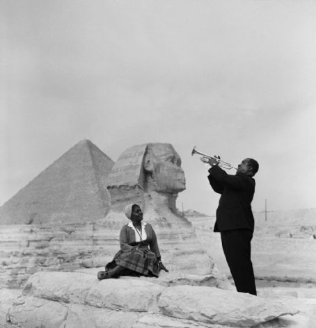Louis Armstrong and Lucille Wilson