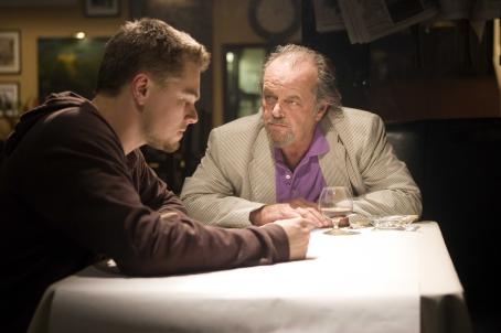 Jack Nicholson - Undercover cop Billy Costigan (LEONARDO DiCAPRIO) infiltrates the Irish mob led by Costello (JACK NICHOLSON) in Warner Bros. Pictures’ crime drama “The Departed.” Photo by Andrew Cooper