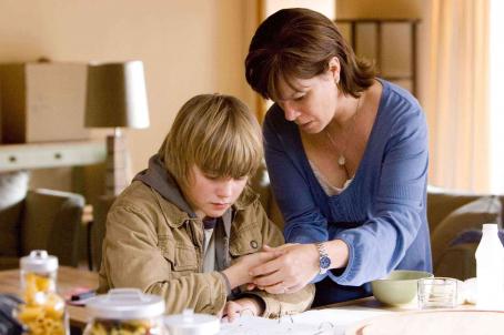 Miles Heizer MILES HEIZER as Davey Danner and MARCIA GAY HARDEN as Megan 