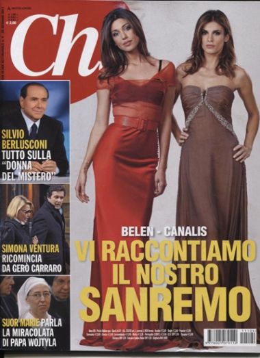 Elisabetta Canalis Bel n Rodr guez Chi Magazine Cover Italy 13 